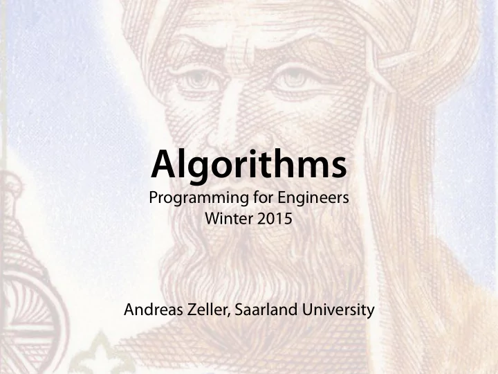 algorithms