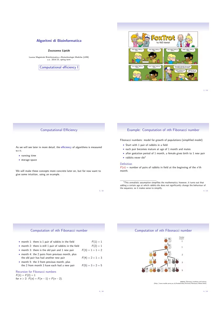 algoritmi di bioinformatica