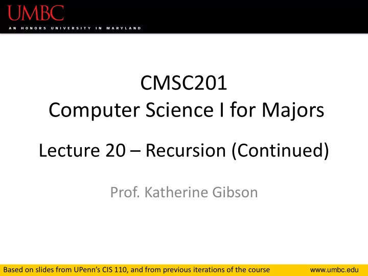 cmsc201 computer science i for majors