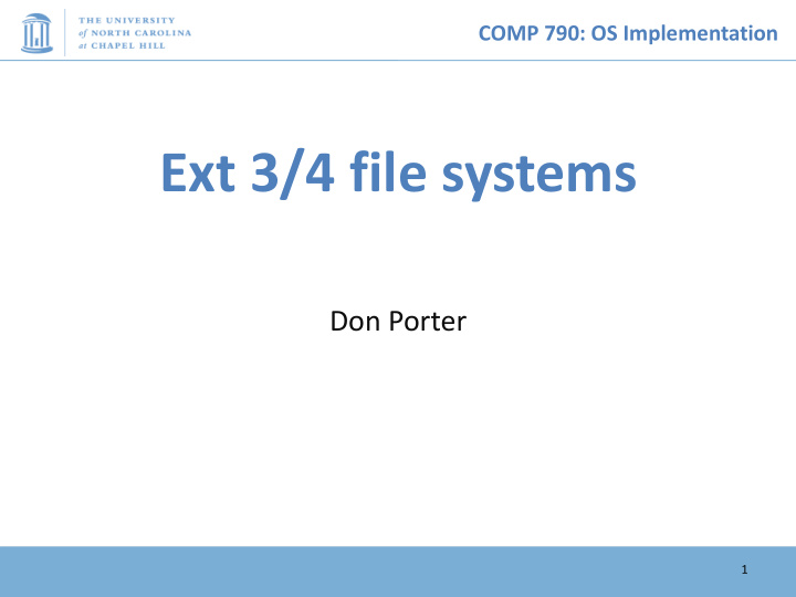 ext 3 4 file systems
