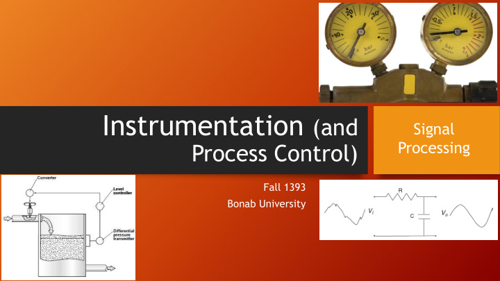 signal processing introduction