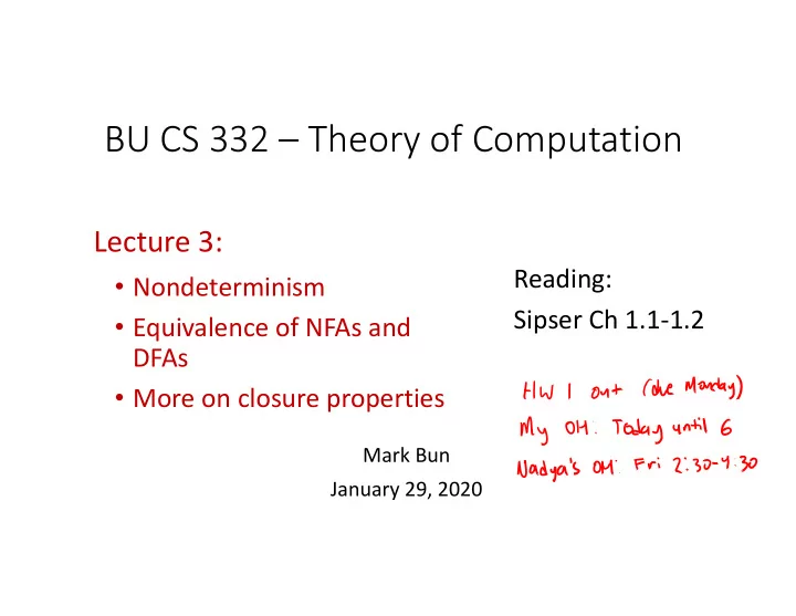 bu cs 332 theory of computation