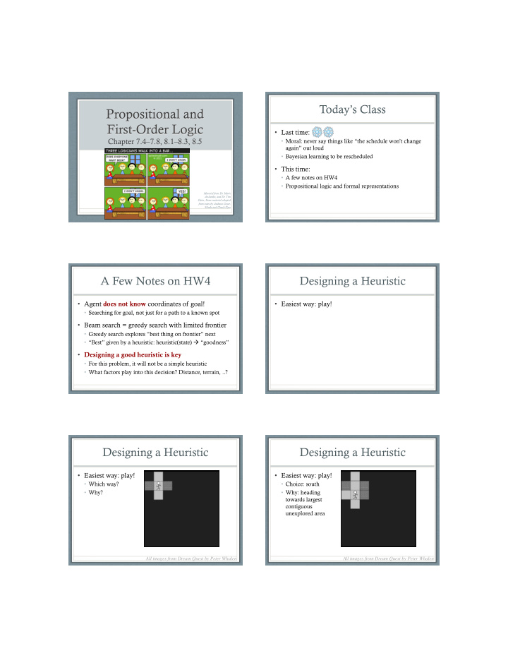 propositional and first order logic