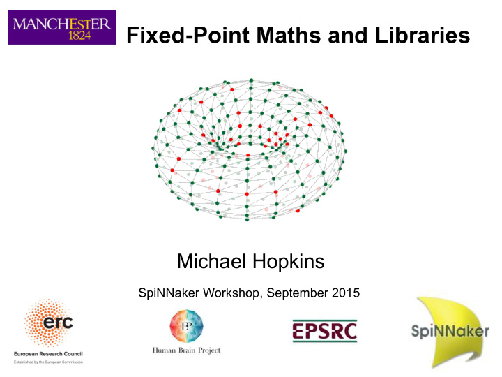 fixed point maths and libraries michael hopkins spinnaker