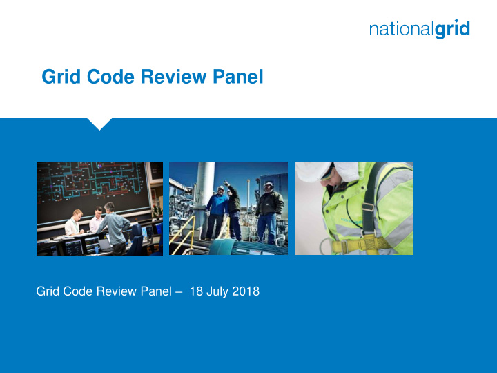 grid code review panel