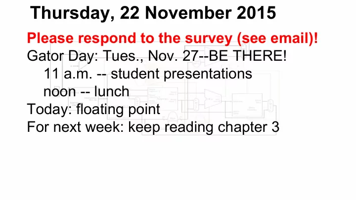 thursday 22 november 2015