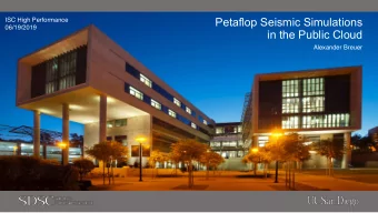 Petaflop Seismic Simulations  ISC High Performance  06/19/2019  in the Public Cloud  Alexander