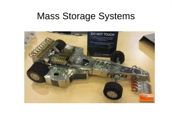 Mass Storage Systems  Hard Disks  Hard Disks  Structure  Components  Platter (Head)  Track