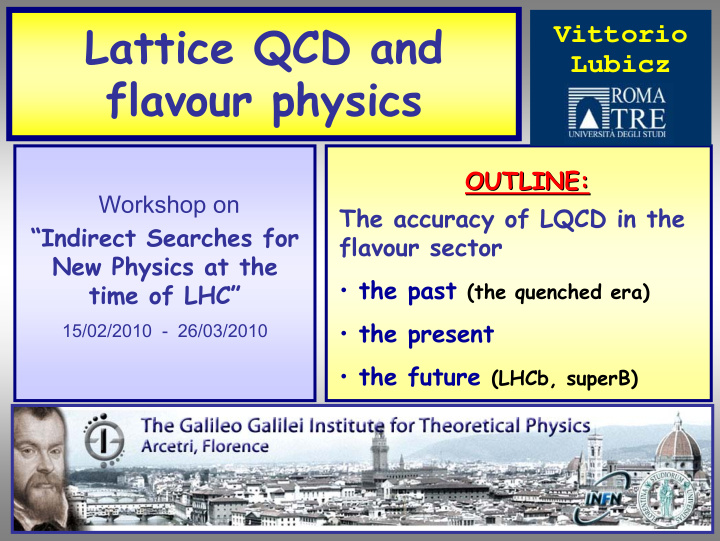 lattice qcd and