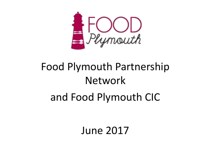 food plymouth partnership