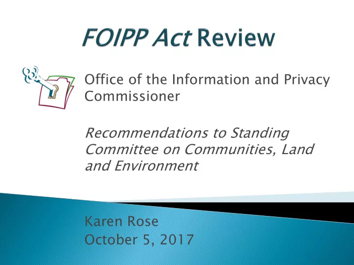 office of the information and privacy