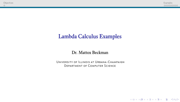 lambda calculus examples