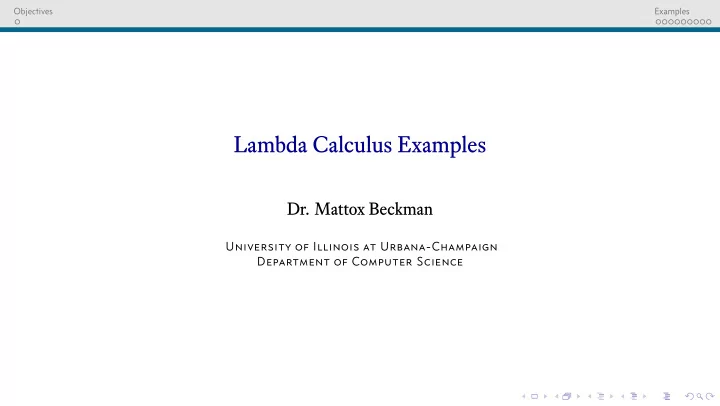lambda calculus examples
