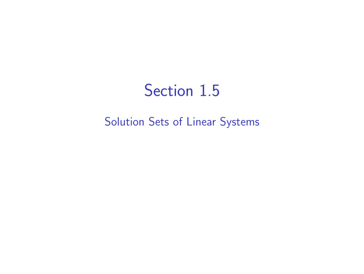 section 1 5