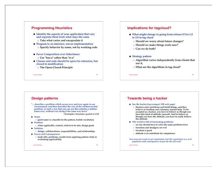 programming heuristics implications for tagcloud