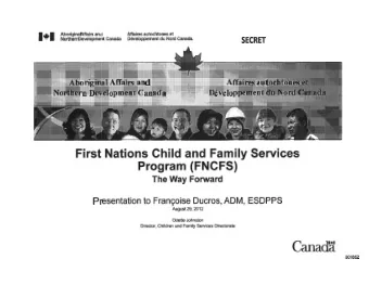 a  n  a  c  t  a  001852  ___ Aboriginal Affairs arid  I Affaires autochtones et  , Dveloppement