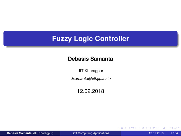 fuzzy logic controller