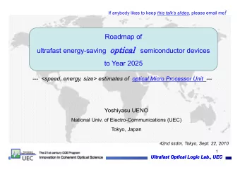 ultrafast energy-saving optica  optical  semiconductor devices  to Year 2025  to Year 2025  ---