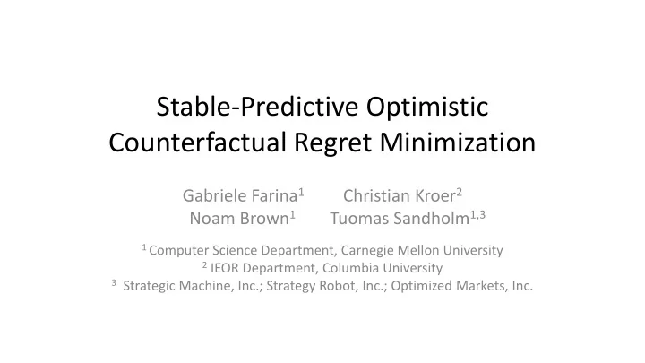 counterfactual regret minimization