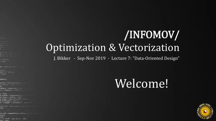 welcome today s agenda