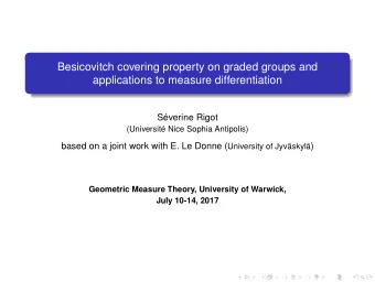 Besicovitch covering property on graded groups and  applications to measure differentiation