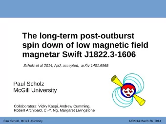 The long-term post-outburst  spin down of low magnetic field  magnetar Swift J1822.3-1606  Scholz