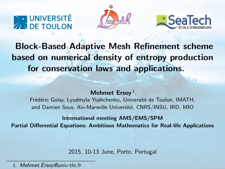 block based adaptive mesh refinement scheme based on
