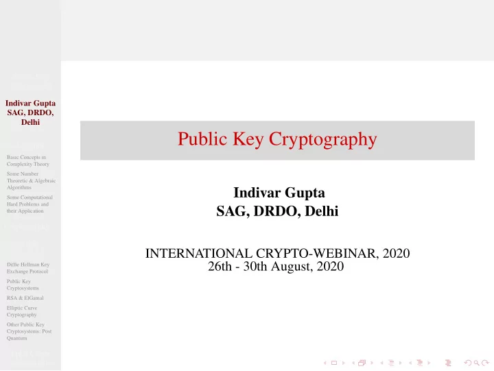public key cryptography