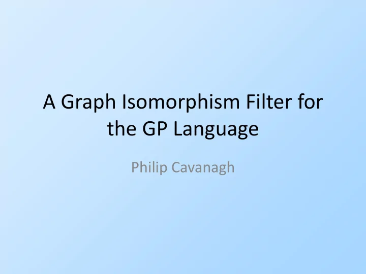 the gp language