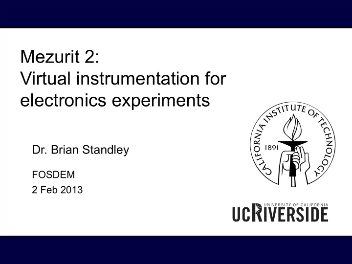 mezurit 2 virtual instrumentation for electronics