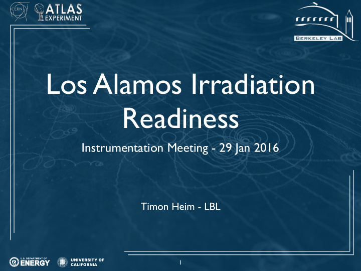 los alamos irradiation readiness