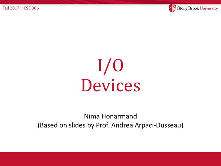 i o devices