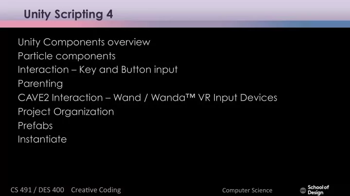 unity scripting 4