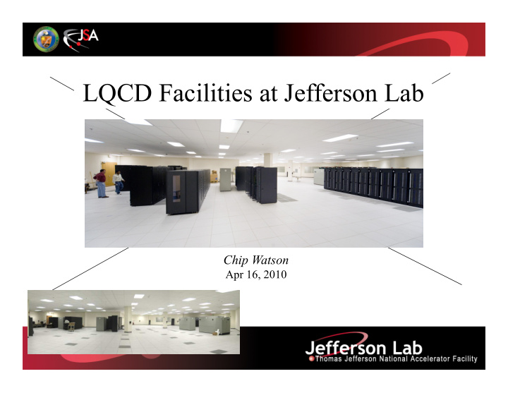 lqcd facilities at jefferson lab