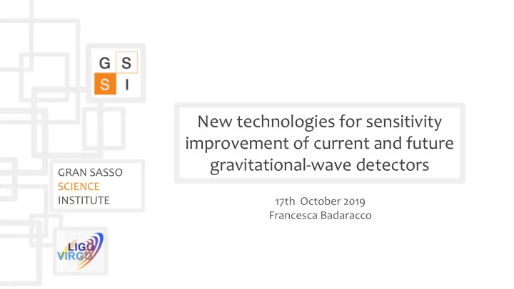 new technologies for sensitivity