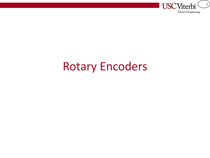 rotary encoders