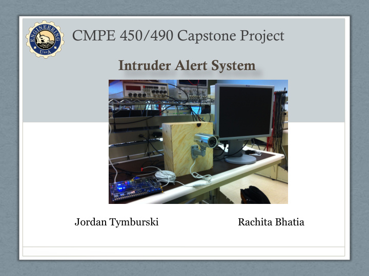 cmpe 450 490 capstone project