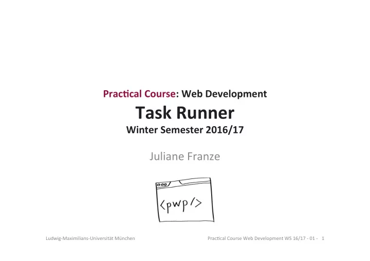 task runner