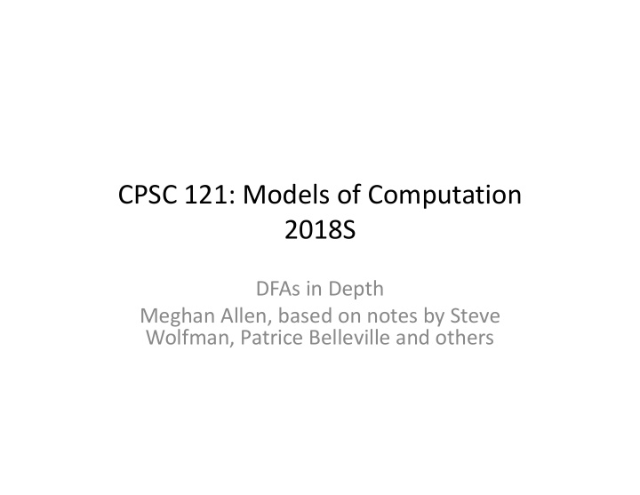 cpsc 121 models of computation 2018s