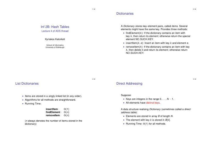 dictionaries