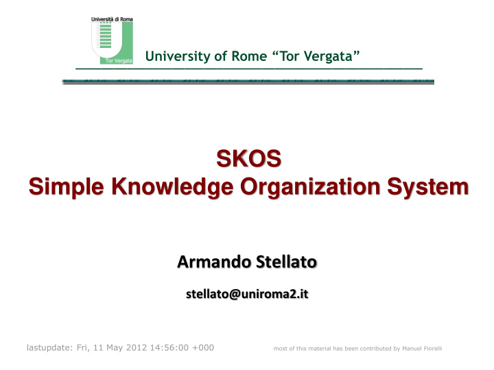 simple knowledge organization system