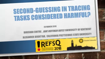 OUTLINE  BACKGROUND AND MOTIVATION  PROPOSED APPROACH  PRELIMINARY STUDY  CONCLUSIONS  FUTURE WORK