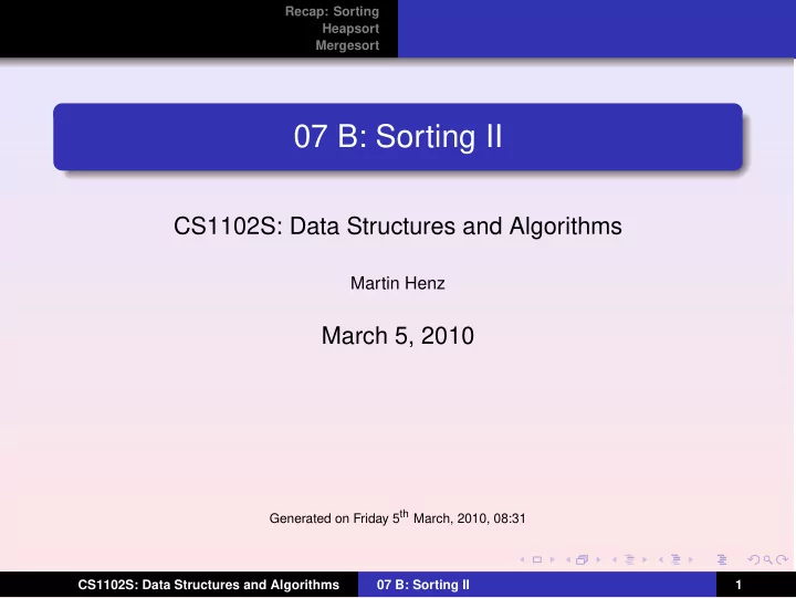 07 b sorting ii