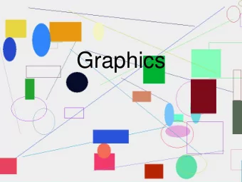 Graphics  DrawingCanvas canvas = new DrawingCanvas( );  Note: DrawingCanvas is not a standard API