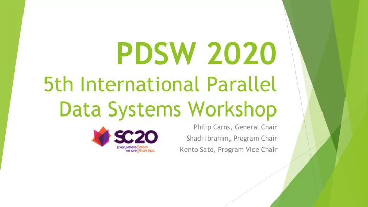 pdsw 2020