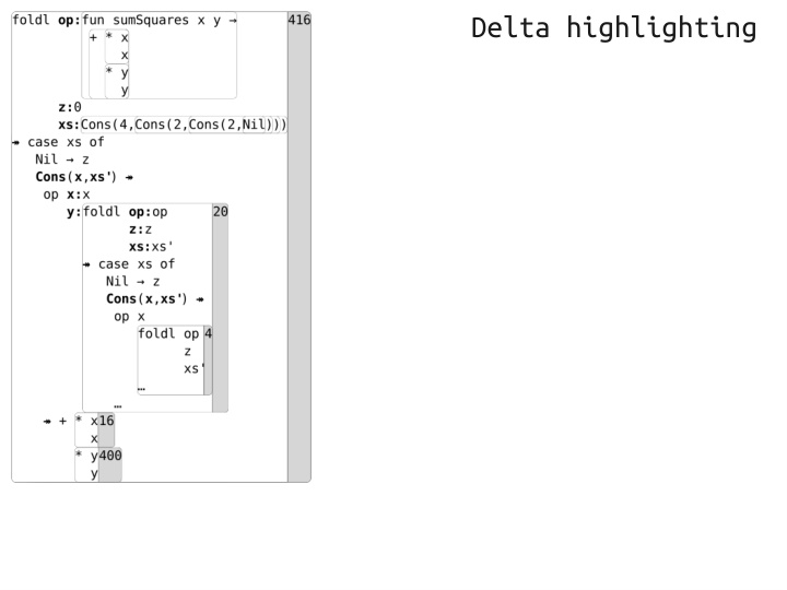 delta highlighting