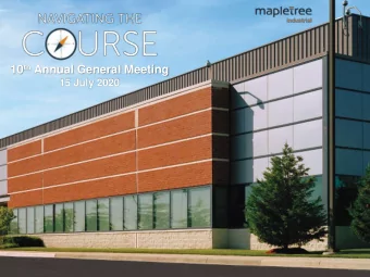 10 th Annual General Meeting  15 July 2020  IMPORTANT NOTICE This presentation shall be read in