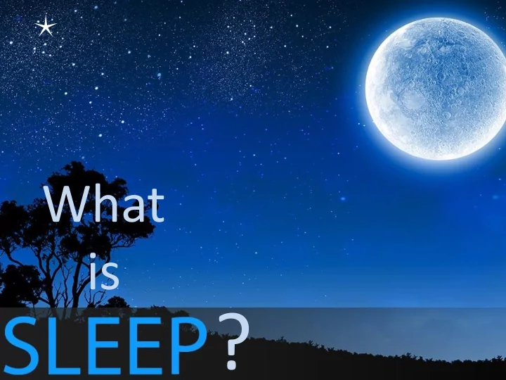 sleep is ancient