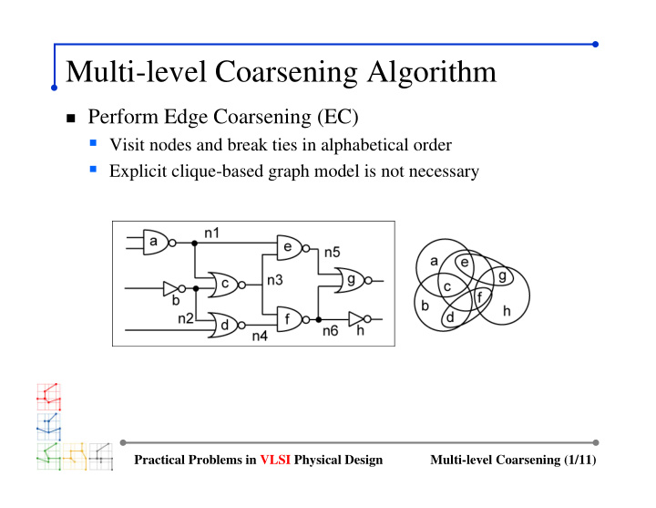 multi level coarsening algorithm