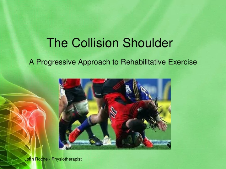 the collision shoulder